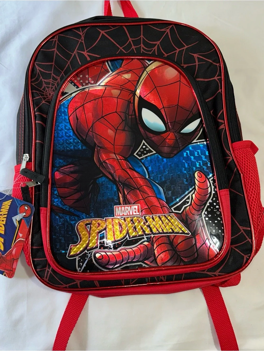 Marvel Spider-Man School Backpack in Red, Black & Blue